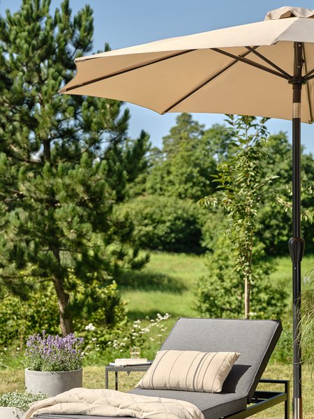 Ombrellone grande HALK Ø300 cm beige