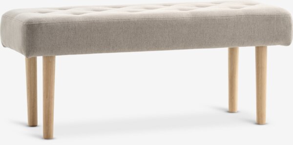 Sitzbank HAGEBRO Stoff sand/natur