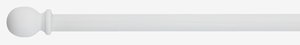 Curtain pole wood 150cm 28mm white